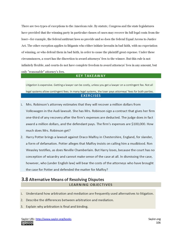 Business Law and the Legal Environment - Page 106